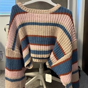 Altar'd State Colorful Knit Sweater